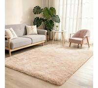 MCC Direct Faux Fur Extra Large Rectangular Area Rug Ultra-Soft Fluffy Carpet 240X340Cm Brown