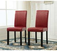 Mcc Direct Leather Dining Chairs Red