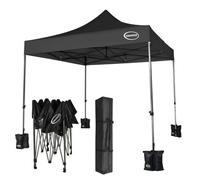 Mcc Direct Maximus 3X3 Heavy Duty Pop Up Black Gazebo Ns