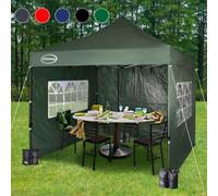 MCC Direct Maximus 3 x 3m Heavy Duty Pop up Gazebo With Removable Sides in Green MCC Direct Green 3m
