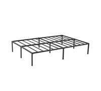 Mcc Direct Metal Bed Frame Double 4Ft6 Black Metal Mattress Base - Florence