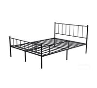Mcc Direct Metal Bed Frame King Size 5Ft Bed Modern Stye Head And Footboard - Finn