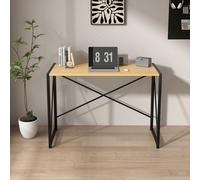 MCC Direct Miami Felix Desk: The Ultimate No-Assembly Folding Solution - 100 in Natural MCC Direct Natural