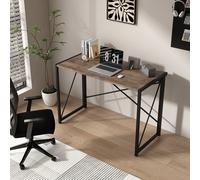 MCC Direct Miami FlexiDesk: The Ultimate No-Assembly Folding Solution - 80 in Brown MCC Direct Brown