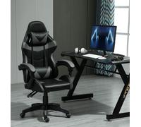 MCC Direct Neon Edge Gaming Chair with Tilt & Swivel function Chair A in Grey MCC Direct Grey