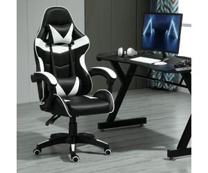 MCC Direct Neon Edge Gaming Chair with Tilt & Swivel function Chair A in White MCC Direct White