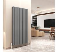 MCC Direct Radiator Double Panel (H) 1600 Flat Panel Vertical Column Radiator Anthracite