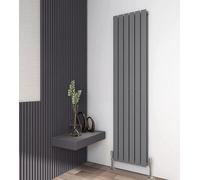 MCC Direct Radiator Double Panel (H) 1800 Flat Panel Vertical Column Radiator Anthracite