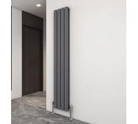 MCC Direct Radiator Double Panel (H) 1800 Flat Panel Vertical Column Radiator Anthracite