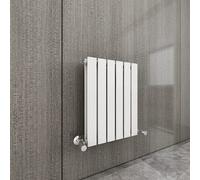 MCC Direct Radiator Double Panel (H)600mm Flat Panel Vertical Column Radiator White