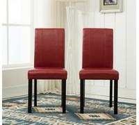 Mcc Direct Leather Dining Chairs Red