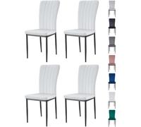 Set of 4 High back Dining Chairs Velvet FabricKitchen/Dining Seating - Elle By MCC MCC Direct Beige One Size