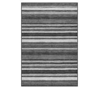 MCC Direct Short Pile Rectangular Striped Pattern Rug 160X230Cm Grey