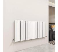 mcc direct Vertical Radiator Double Flat Panel 600x1020mm Designer Vertical Radiator (White)