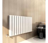 mcc direct Vertical Radiator Double Flat Panel 600x884mm Designer Vertical Radiator (White)