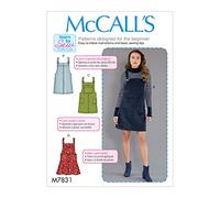 McCall's M7831 Learn Women's Jumper Sewing Patterns, Sizes 4-12, Multicolour