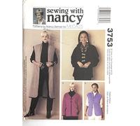 McCall's 3753 Sewing Pattern Nancy Zieman Vests Jackets 8 - 22
