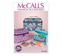McCall's Accessories Easy Sewing Pattern 7487 Travel Cases in Three Sizes
