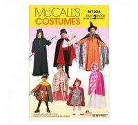 McCall's Childrens Sewing Pattern 7224 Tunic & Cape Costumes