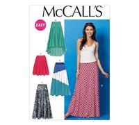 McCall's Ladies Easy Sewing Pattern 6966 Skirts in 5 Variations