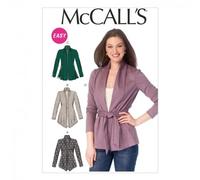 McCall's Ladies Easy Sewing Pattern 6996 Casual Jackets & Belt
