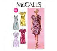 McCalls Ladies Easy Sewing Pattern 7116 Gathered Bodice Dress