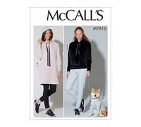 McCall's M7816, Sewing Pattern,Template, Paper, White, L-XL-XXL