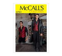 McCall's M7821, Sewing Pattern,Template, Paper, White, 38-40-42-44