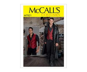 McCall's M7821 Sewing Pattern,Template, Paper, White, 46-48-50-52