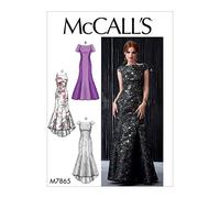 McCall's M7865, Sewing Pattern,Template, Paper, Plain, 6-8-10-12-14