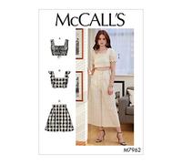 McCalls -M7962AX5 Misses' Tops, Shorts and Pants