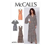 McCall's M7970, Sewing Pattern,Template, Paper, White, Various