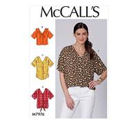 McCall's M7976, Sewing Pattern,Template, Paper, White, Various