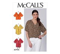 McCall's M7976, Sewing Pattern,Template, Paper, White, Various