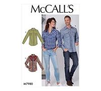 McCall's M7980, Sewing Pattern,Template, Paper, White, Various