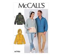 McCall's M7986, Sewing Pattern,Template, Paper, White, Various