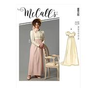 McCalls M8132A5 Misses Costume, A5 (6-8-10-12-14), White