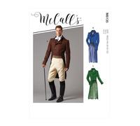 McCalls M8135MWW Men/BOY Costume, MWW (38-40-42-44), White