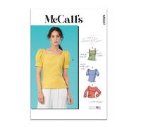 McCall's M8287A5 Misses TOP/Vest A5 (6-8-10-12-14)