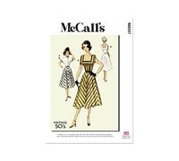 MCCALLS M8357A5 Misses' Vintage Dress and Jacket A5(6-8-10-12-14)
