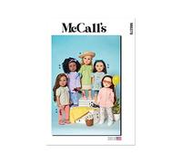 MCCALLS M8378OS 18" Doll Clothes OS (ONE Size)