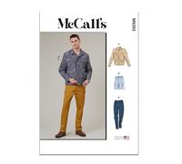 MCCALLS M8393BB Men's Jacket, Shorts and Pants BB (44-46-48-50-52)