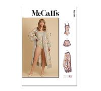 MCCALLS M8411D5 Misses' Bodysuit, Robe, Shorts and Pants D5 (4-6-8-10-12)