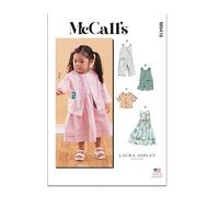MCCALLS M8416CCB Toddlers' Romper in Two Lengths, Dresses, Jacket and Shirt by Laura Ashley CCB(1-2-3-4)