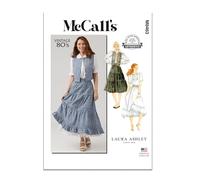 MCCALLS M8463A Misses' Blouse, Vest, Skirt and Petticoat by Laura Ashley A (8-10-12-14-16)
