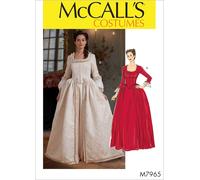 McCall's McCalls-M7965E5 Misses' Costume, Paper, White, Various