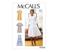 McCall's Misses' Dresses, Paper, White, Various