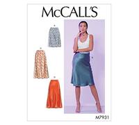 McCall's Pattern M7931A5 Misses' Skirts, Paper, White, Various