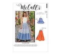 McCalls Pattern M8066Y Misses' Pull-On Gathered Skirts with Tier and Length Variations Y (XSM-SML-MED), Various