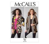 Mccall's Patterns 7132 ZZ Sizes Large 16-18/X-Large 20-22/2X-Large 24-26 Misses Jackets Sewing Pattern
